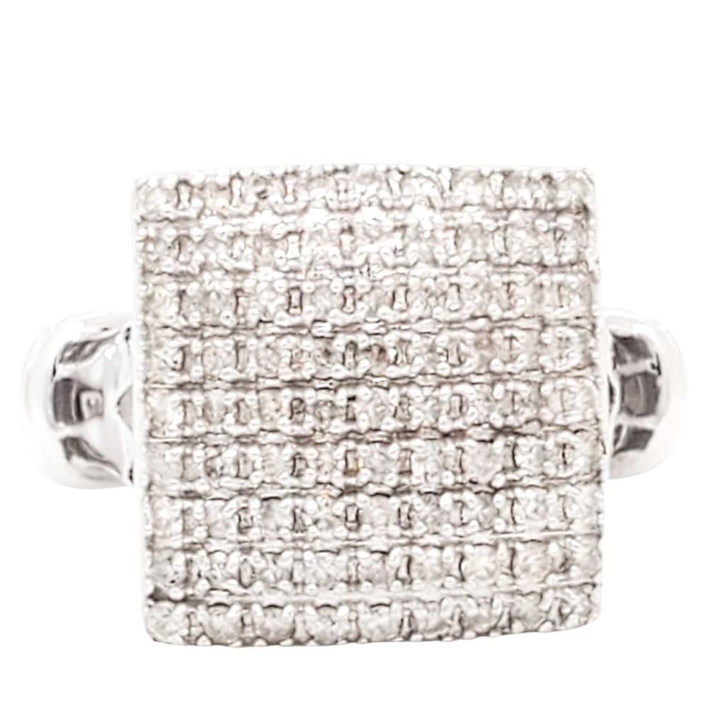 14KT White Gold Diamond Ring